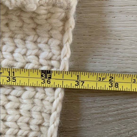 Indigenous Cream knit long Cardigan with Waterfall Collar size L boho casual - Picture 8 of 9